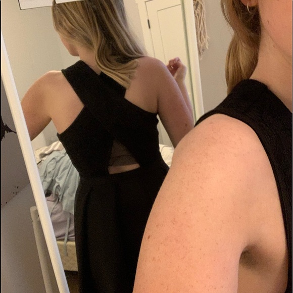 Black Lace Dress - Picture 2 of 3